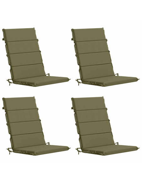 Cuscini Bhair Alto Schienale in 4 Pezzi GEMERT 100% Poliestere