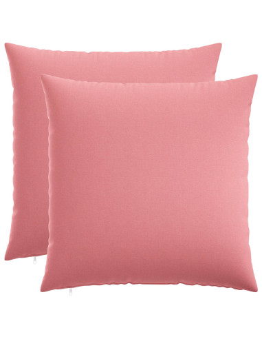 Cuscino con cuscino HEERLEN 2 pz Rosa Tessuto