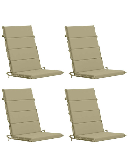 Cuscini Bhair Alto Schienale in 4 Pezzi GEMERT 100% Poliestere