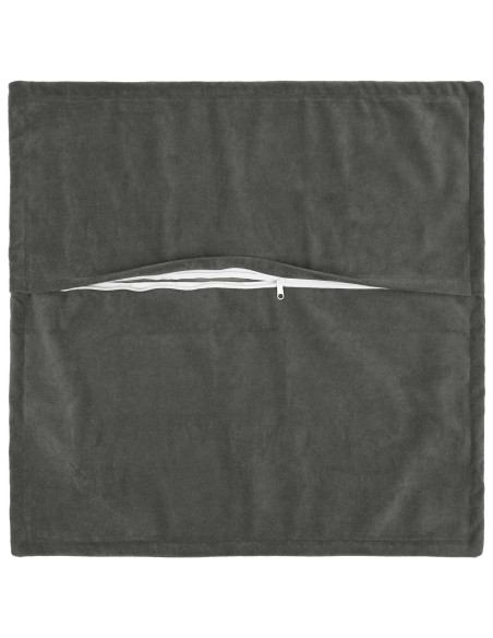 Federa 6 pcs HOUTEN Antracite 55 x 55 cm Fleece in microfibra