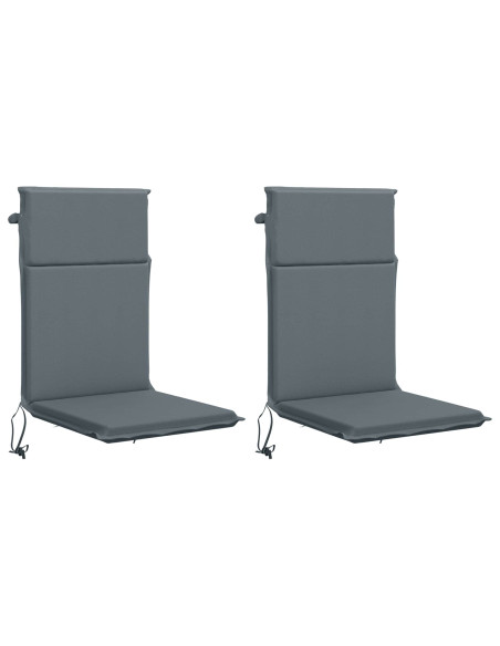 Cuscino per sedia a schienale alto GEMERT 2 pz 100% Poliestere