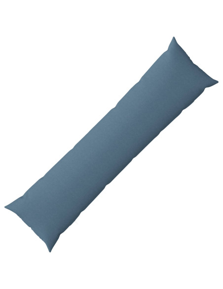 Cuscino con cuscino HEERLEN Blu jeans 40 x 145 cm Tessuto