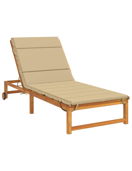 Cuscino per Lettino GEMERT 100% Poliestere Beige