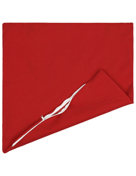 Cuscino con cuscino HEERLEN 2 pz Rosso Tessuto
