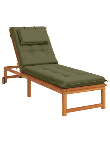 Cuscino per Lettino GEMERT 100% Poliestere Verde Oliva