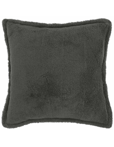 Federa 6 pcs HOUTEN Grigio Scuro 80 x 80 cm Bouclé