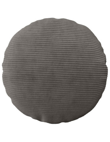 Federa 2 pcs HEERLEN Grigio Scuro Ø 30 cm corduroy