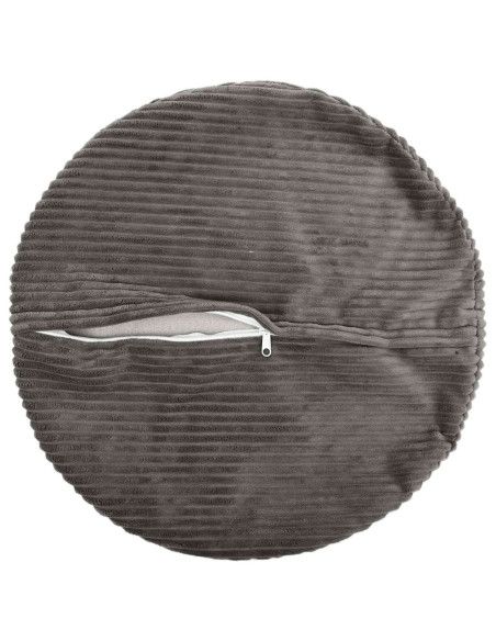 Federa 2 pcs HEERLEN Grigio Scuro Ø 30 cm corduroy