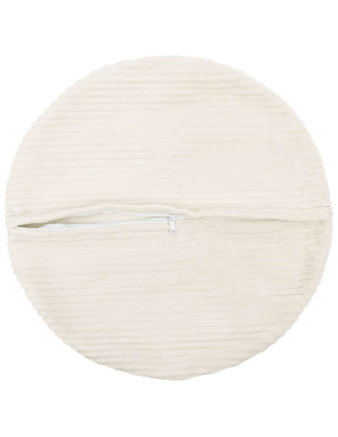 Federa 2 pcs HEERLEN Crema Ø 30 cm corduroy