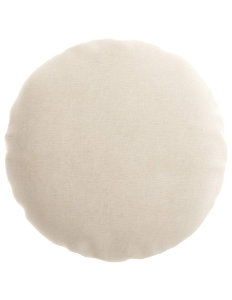 Federa 2 pz HEERLEN Crema Ø 30 cm Tessuto Chenille