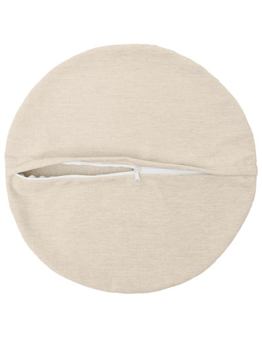 Federa 2 pz HEERLEN Crema Ø 30 cm Tessuto Chenille