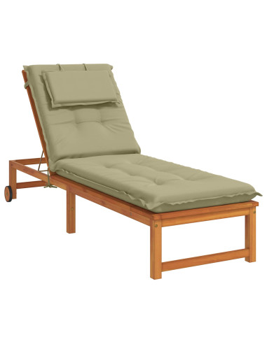 Cuscino per Lettino GEMERT 100% Poliestere Verde chiaro