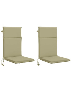 Cuscino per sedia a schienale alto GEMERT 2 pz 100% Poliestere 2