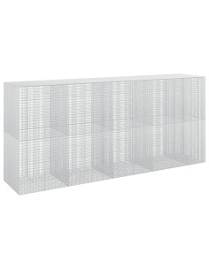 Gabione con filo da 3,5 mm e rete da 5x2,5 cm 450x100x200 cm 2
