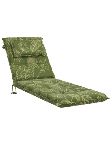 Cuscino per Lettino GEMERT 100% Poliestere Design a foglia