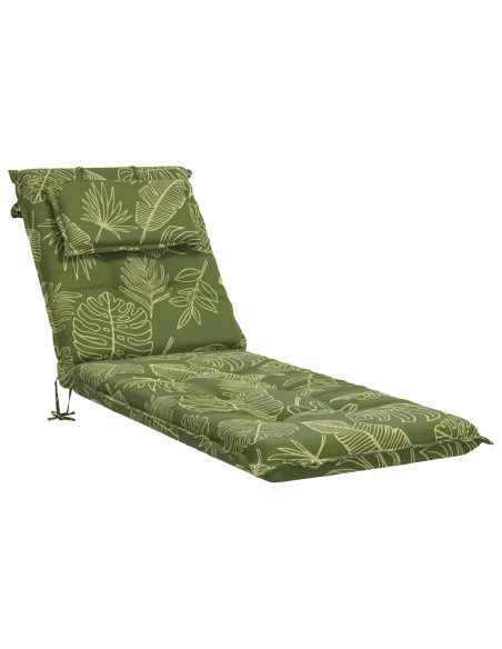Cuscino per Lettino GEMERT 100% Poliestere Design a foglia
