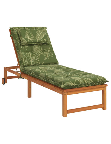 Cuscino per Lettino GEMERT 100% Poliestere Design a foglia