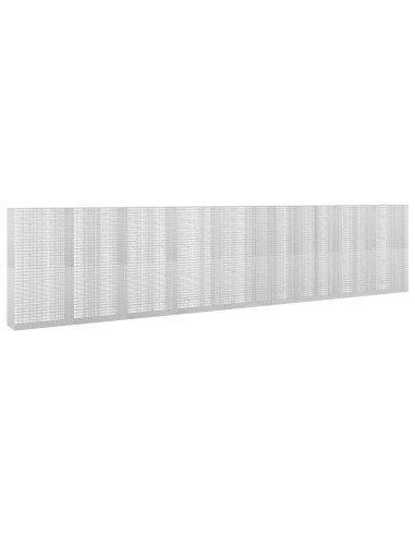 Gabione con filo da 3,5 mm e rete da 5x2,5 cm 900x50x200 cm