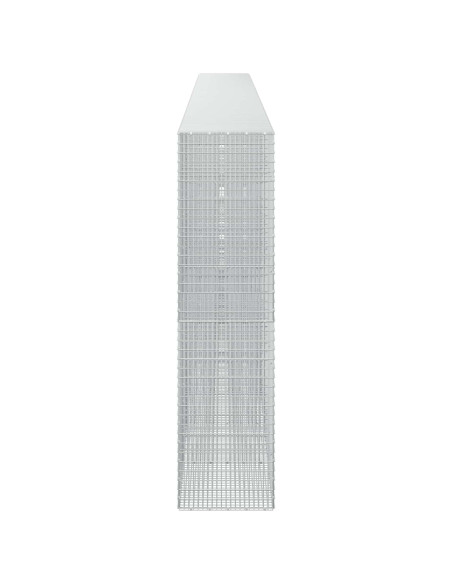Gabione con filo da 3,5 mm e rete da 5x2,5 cm 900x50x200 cm