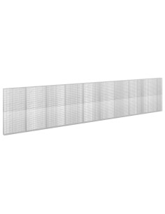 Gabione con filo da 3,5 mm e rete da 5x2,5 cm 950x20x200 cm 2