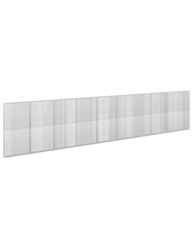 Gabione con filo da 3,5 mm e rete da 5x2,5 cm 950x20x200 cm