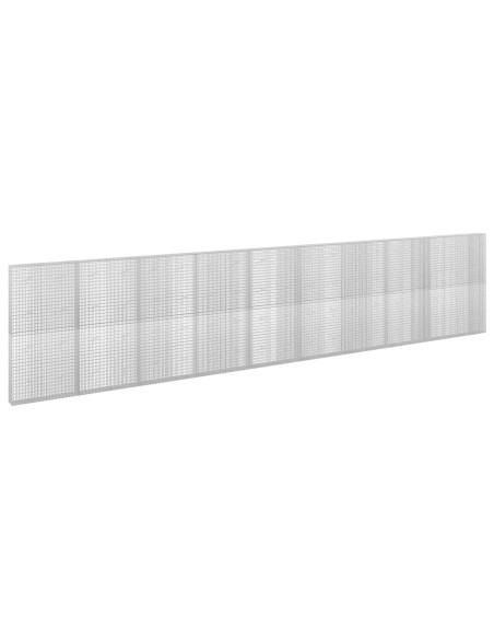 Gabione con filo da 3,5 mm e rete da 5x2,5 cm 950x20x200 cm