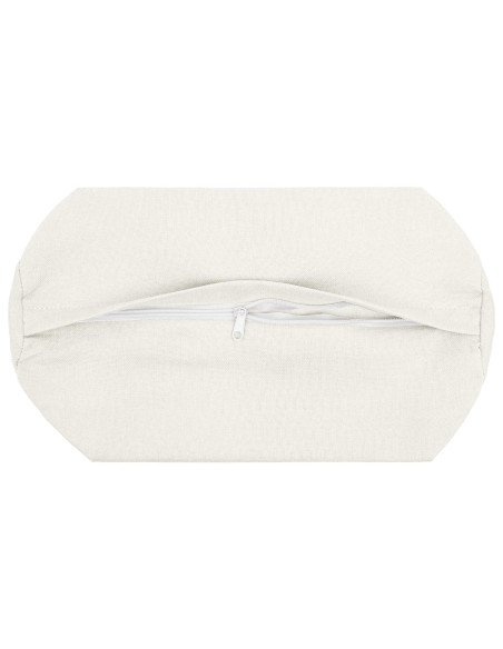 Cuscino con cuscino HEERLEN 6 pz Bianco Tessuto
