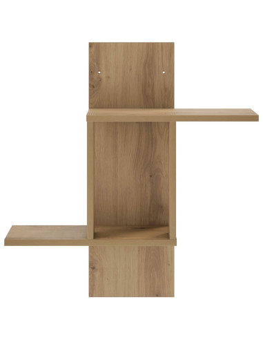 Scaffale da parete Rovere Artigianale 59 x 17 x 63 cm