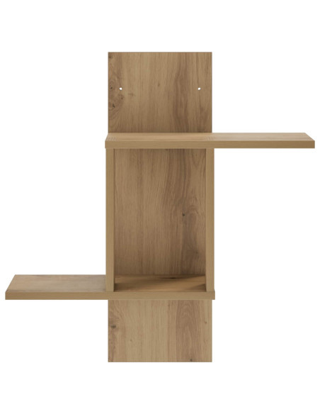 Scaffale da parete Rovere Artigianale 59 x 17 x 63 cm