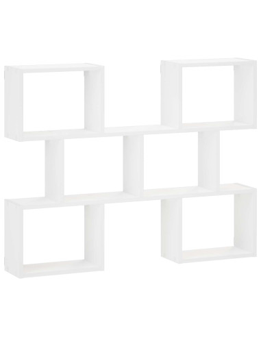 Scaffale da parete Bianco 103 x 17 x 80 cm Legno ingegnerizzato