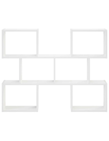 Scaffale da parete Bianco 103 x 17 x 80 cm Legno ingegnerizzato
