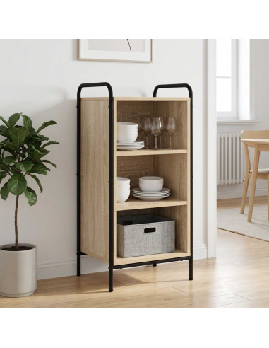 Credenza Rovere Sonoma 97 x 33 x 81 cm Legno ingegnerizzato