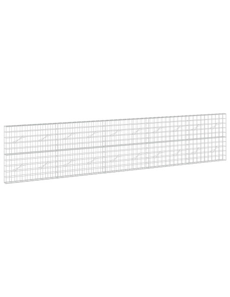Gabione con Filo da 3,5 mm e Rete da 10x10 cm 500x10x100 cm