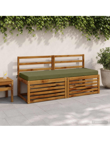 Cuscini per Panchina a 2 Pezzi SOEST 2 pz 100% Poliestere