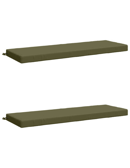 Cuscini per Panchina a 2 Pezzi SOEST 2 pz 100% Poliestere