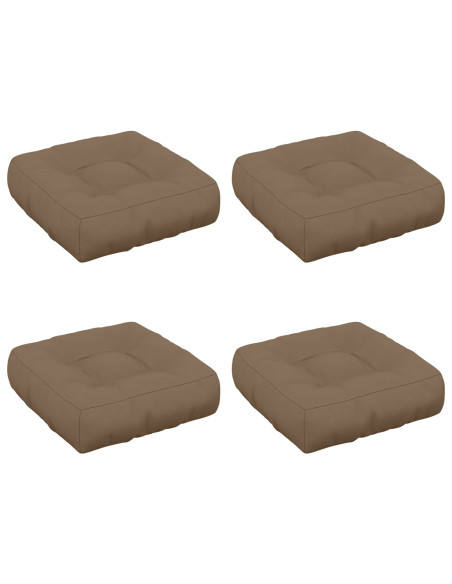 Cuscini per Sedia in 4 Pezzi VIANEN 4 pcs 100% Poliestere