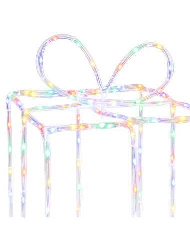 Scatole regalo di Natale luminose LOVIISA 3 pz 360 LED