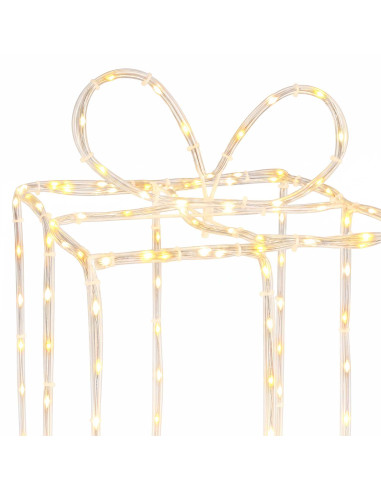Scatole regalo di Natale luminose LOVIISA 3 pz 360 LED