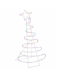 Sagoma albero di Natale LED LOVIISA 100 LED Multicolore 2