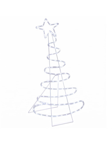 Sagoma albero di Natale LED LOVIISA 100 LED Bianco freddo