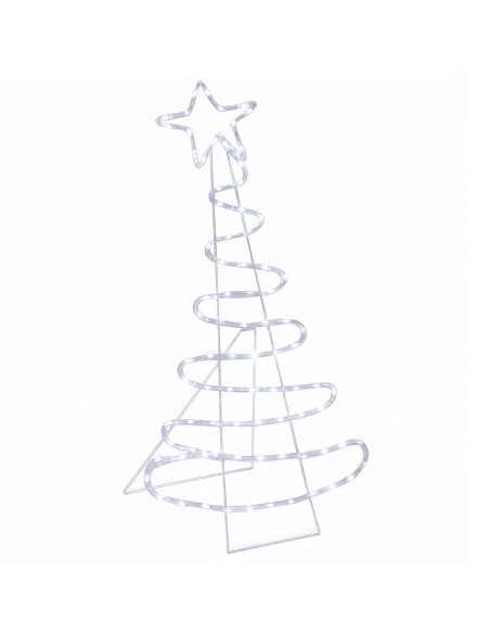 Sagoma albero di Natale LED LOVIISA 100 LED Bianco freddo