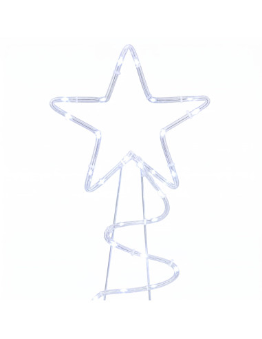 Sagoma albero di Natale LED LOVIISA 100 LED Bianco freddo