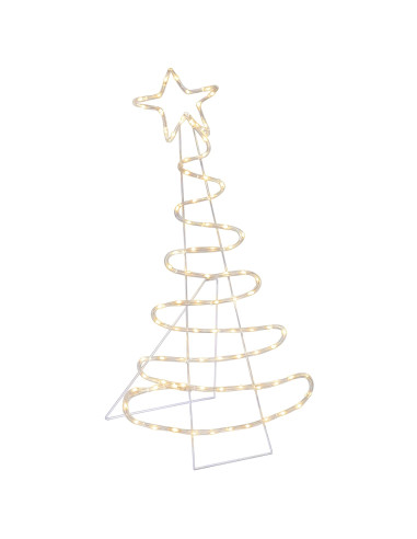 Sagoma albero di Natale LED LOVIISA 100 LED Bianco caldo
