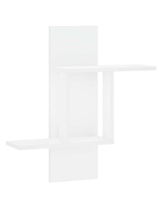 Scaffale da parete Bianco 59 x 17 x 63 cm Legno ingegnerizzato 2