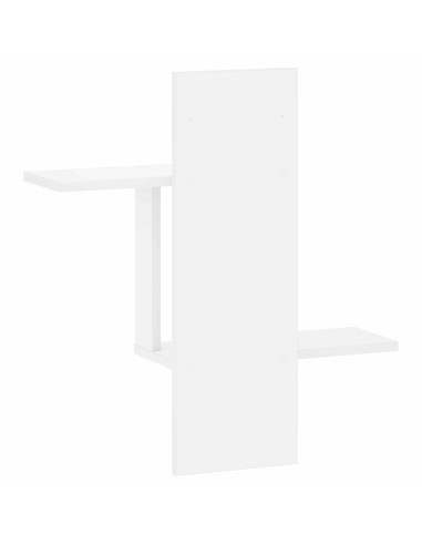 Scaffale da parete Bianco 59 x 17 x 63 cm Legno ingegnerizzato