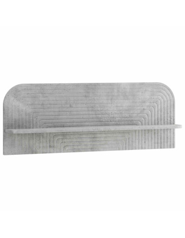 Scaffale da parete 2 pz Grigio Cemento 102 x 13.5 x 37.5 cm