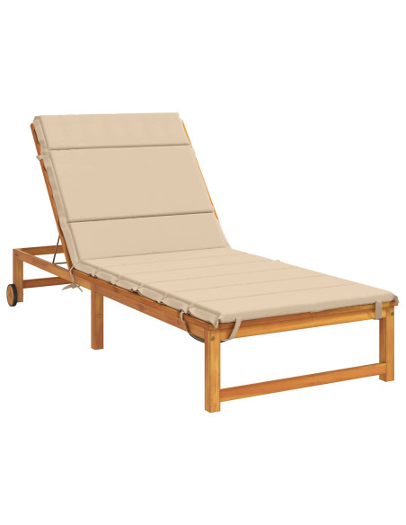 Cuscino per Lettino GEMERT 100% Poliestere Crema