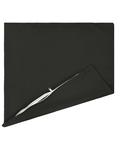 Cuscino con cuscino HEERLEN 2 pz Nero Poliestere