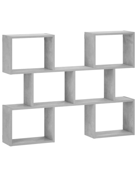 Scaffale da parete Grigio Cemento 103 x 17 x 80 cm