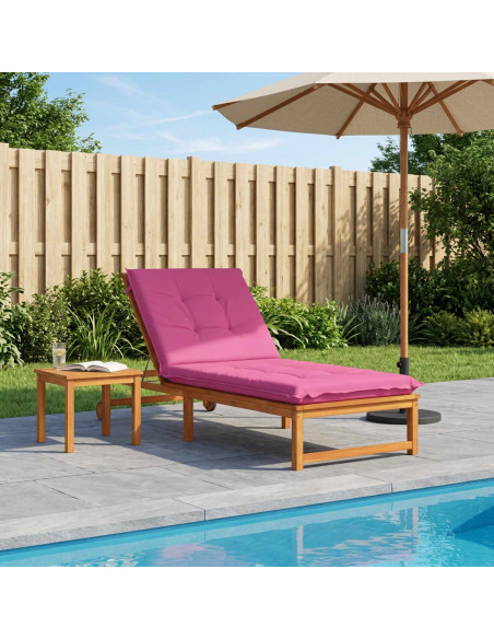 Cuscino per Lettino GEMERT 100% Poliestere Rosa 190 x 70 x 9 cm